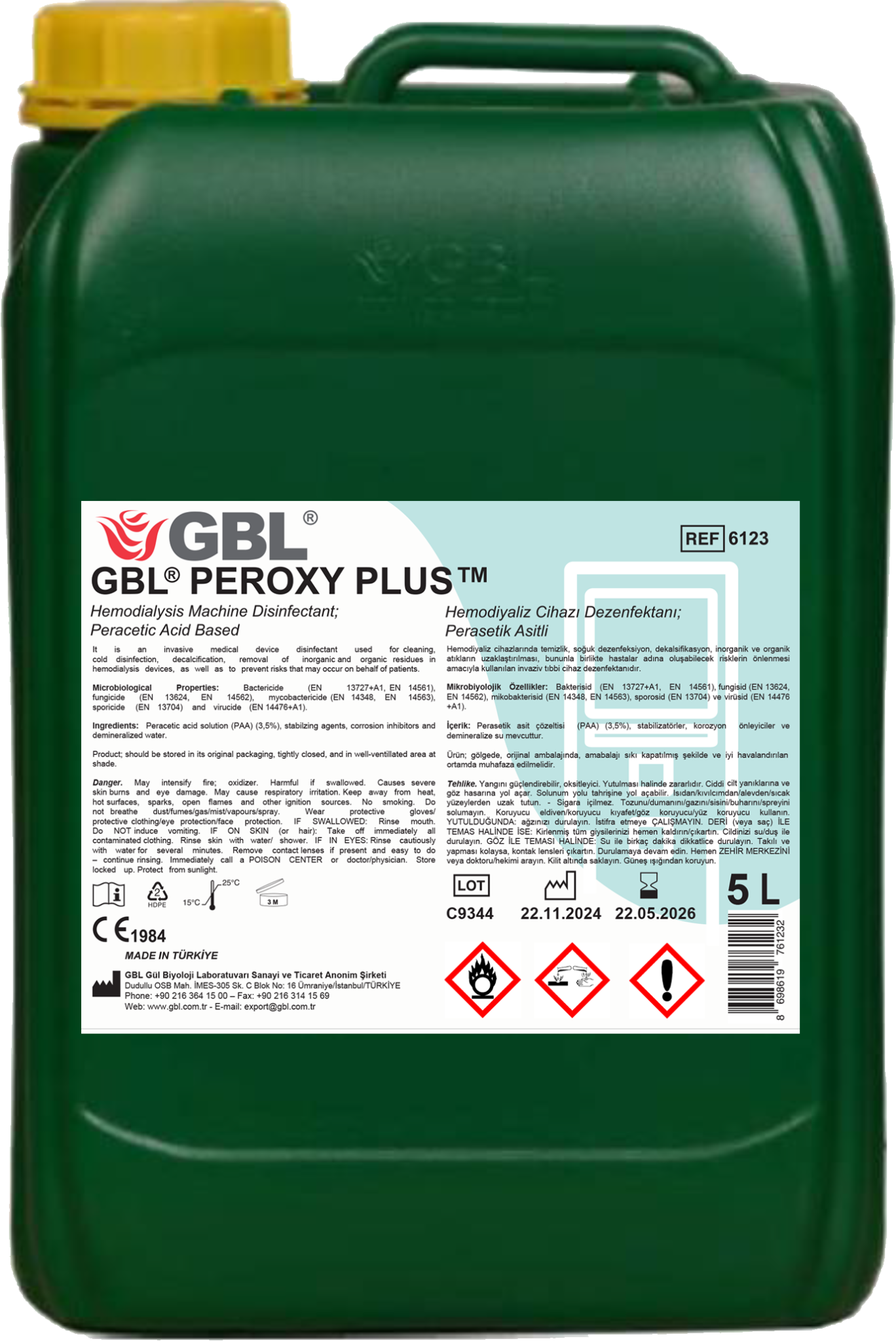 Peroxy Plus acide peracitique 3,5% - Hemodia Maroc